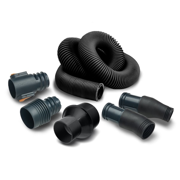 Powertec Universal Small Port Hose Kit with a 4 in. to 2-1/2 in. Hose Tapered Adapter 70327 - main